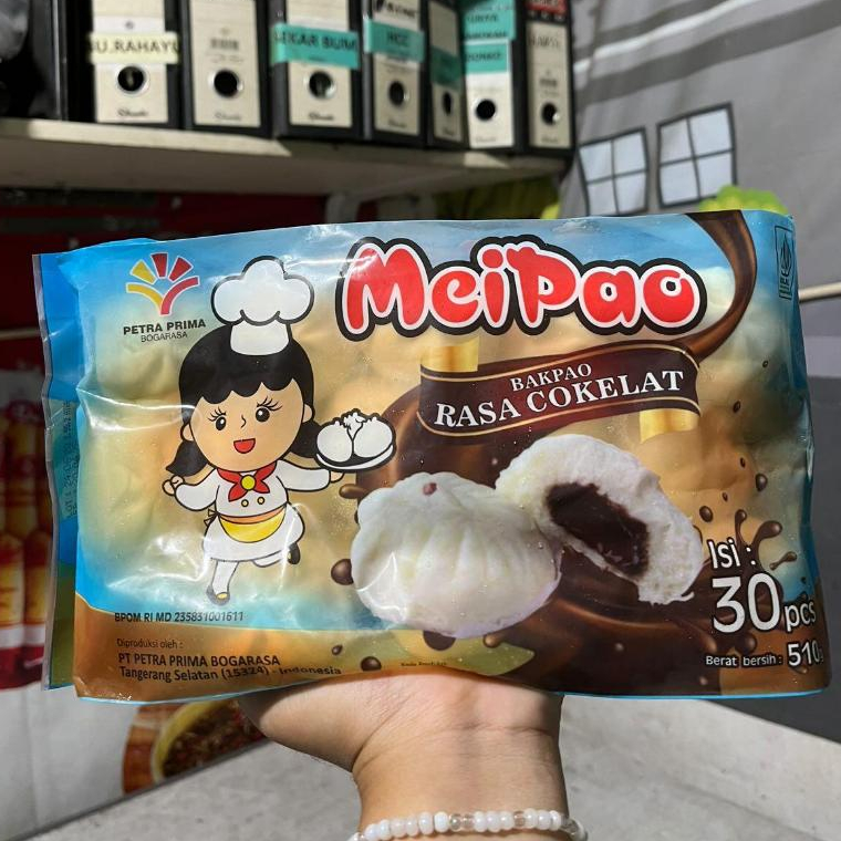 

MEIPAO Minipao Cokelat isi 30