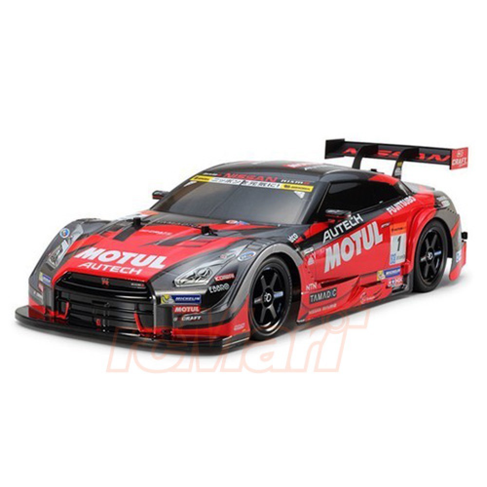 CRtoys TAMIYA 1/10 MOTUL AUTECH GTR NISSAN SKYLINE R35 190MM CLEAR BODY PARTS SET FOR TT01 TT02 TA06