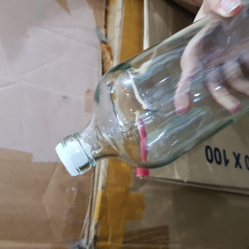 [BUNDLING 5 PCS] Botol Kaca Beling 1 Liter