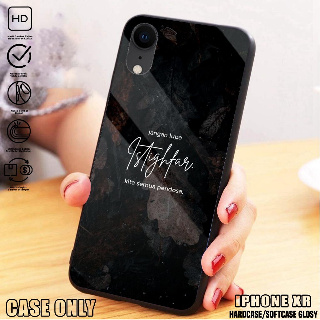 Case IPHONE XR  - Casing IPHONE XR [ QTS ] Silikon IPHONE XR  - Kesing Hp - Casing Hp  - Case Hp - C