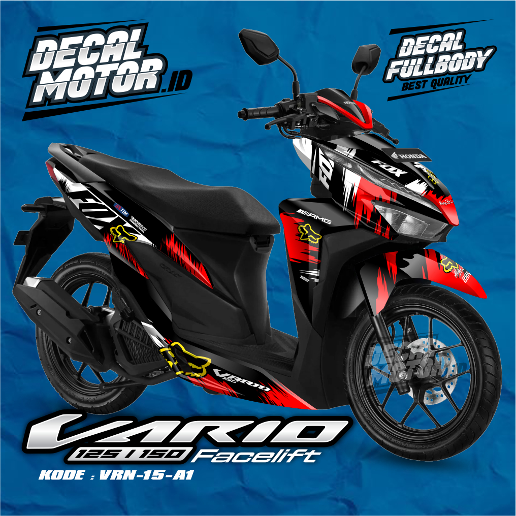DECAL FULL BODY VARIO NEW 150 - STICKER VARIO NEW 150 - VRN