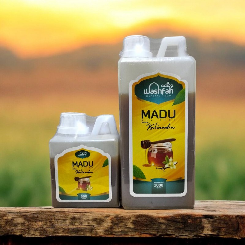 

Madu Asli Kaliandra Asli nektar Murni Washfah 500-1000 Gr