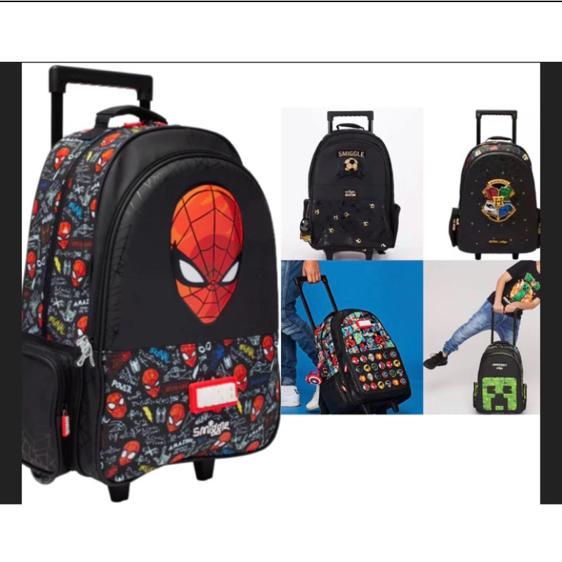 Tas Smiggle Backpack Trolley