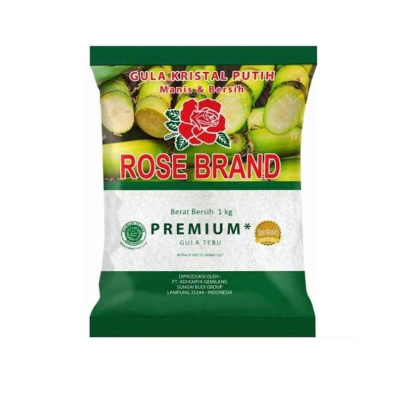 

gula pasir 1 kg rose brand