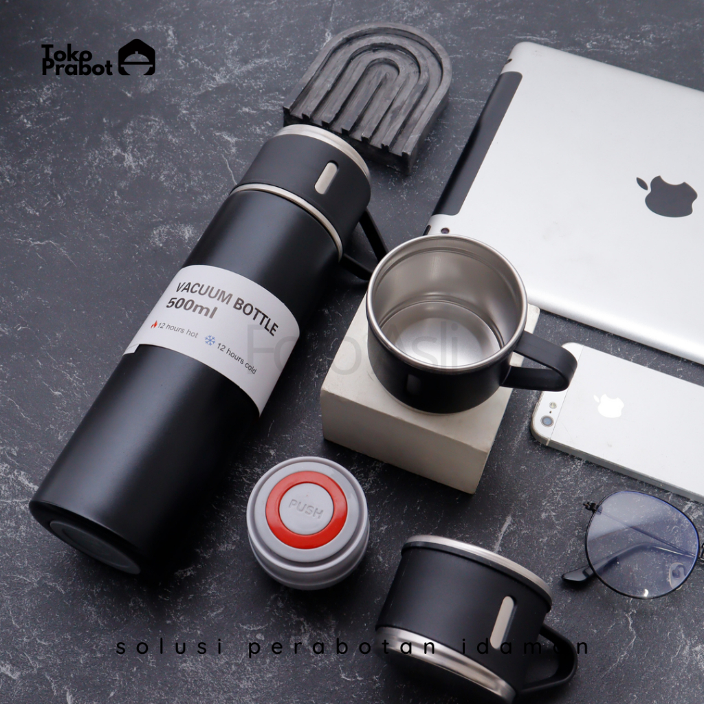 HAMPERS SOUVENIR Termos Sultan Vakum Flask Set BISNIS