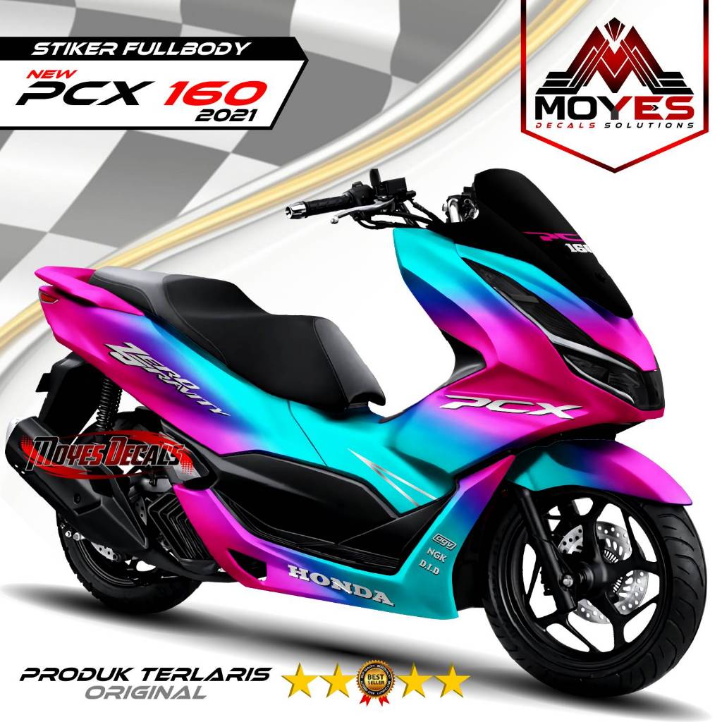 Decal Motor PCX 160 - Stiker Motor PCX 160 Fullbody Premium - Variasi Motor PCX 160 BUNGLON