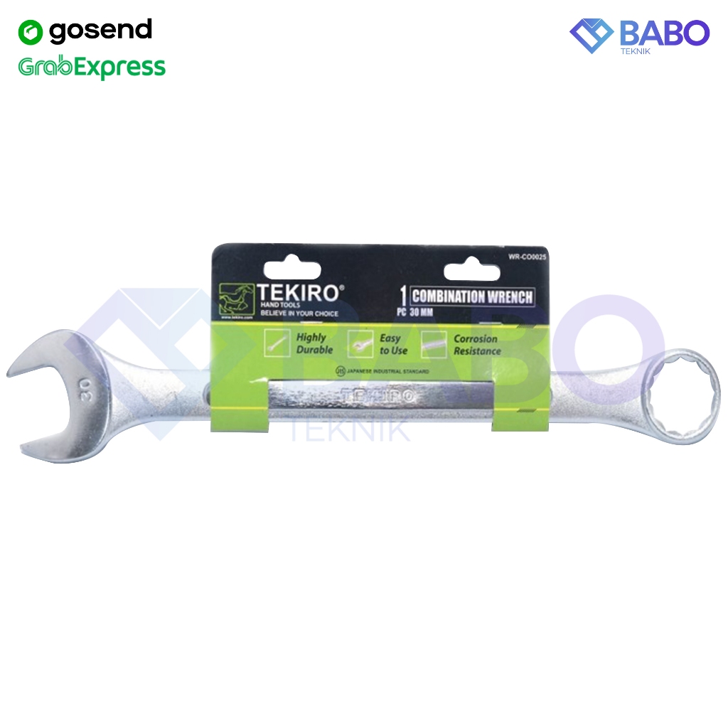 TEKIRO KUNCI RING PAS 30 MM /KUNCI RING PAS / TOOLS KUNCI RINGPAS 30MM TEKIRO COMBINATION WRENCH