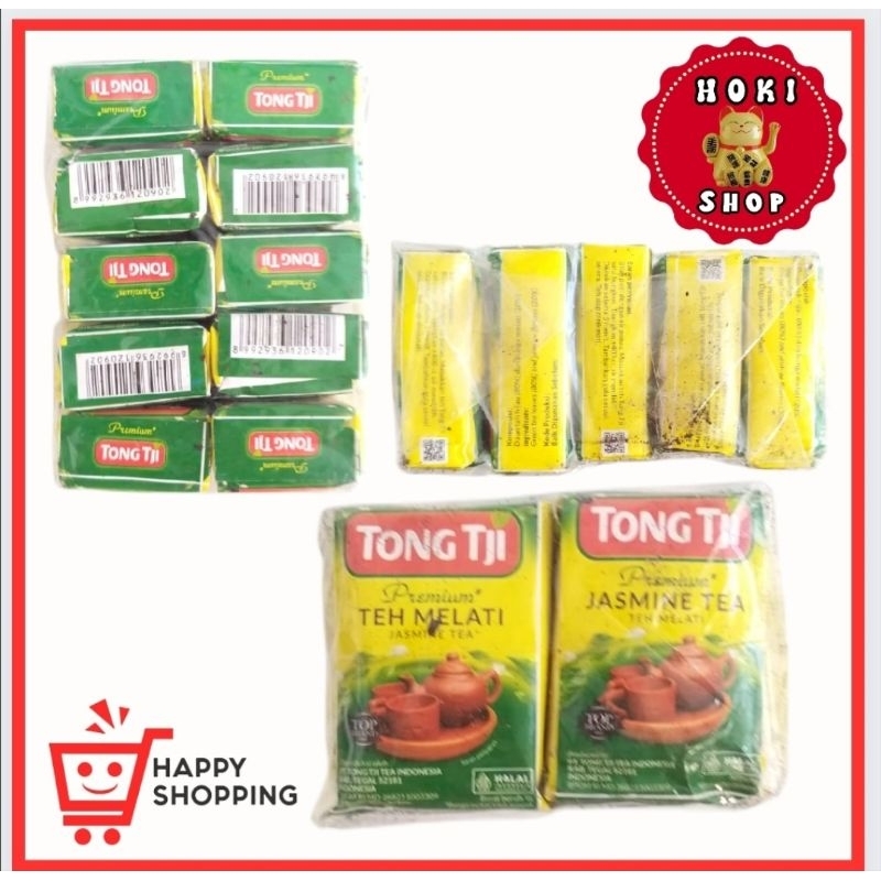 

Teh Tong Tji Premium Jasmine Tea @9gr 1pak 10pcs / Teh Tongtji Melati Kecil / Teh Tong Tji Kecil