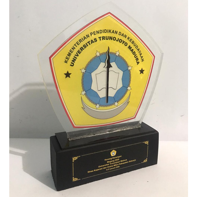 Plakat Akrilik Tatakan kayu