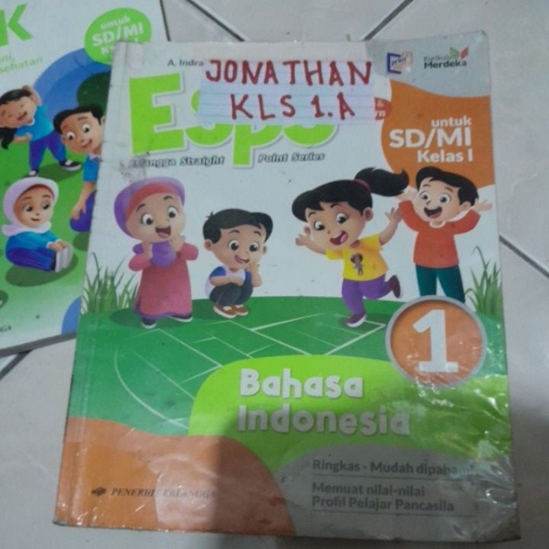 

Buku Orginal BAHASA INDONESIA kls 1 sd penerbit erlangga