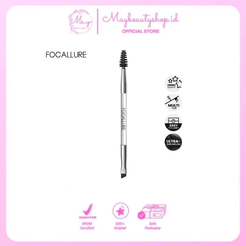 Focallure Eyebrow Brush & Eyebrow Kuas Sisir