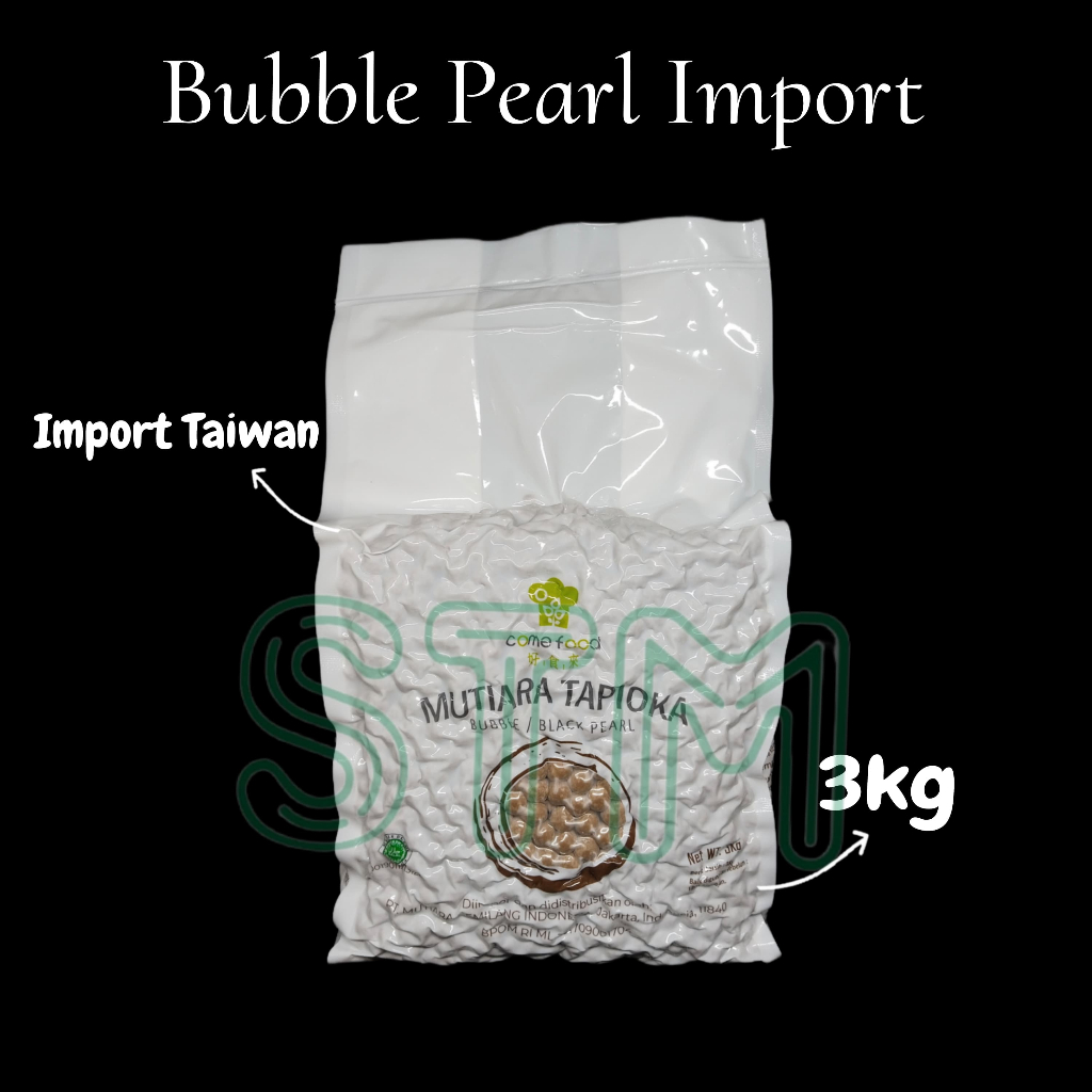 

Bubble taiwan 3kg/bubble tapioca impor/bubble chatime kualitas tertinggi ComeFood