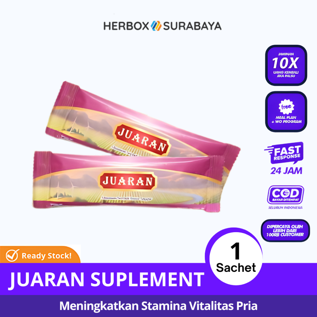 JUARAN HERBAL JUARAN OBAT PRIA minuman suplemen pria, ORIGINAL BPOM