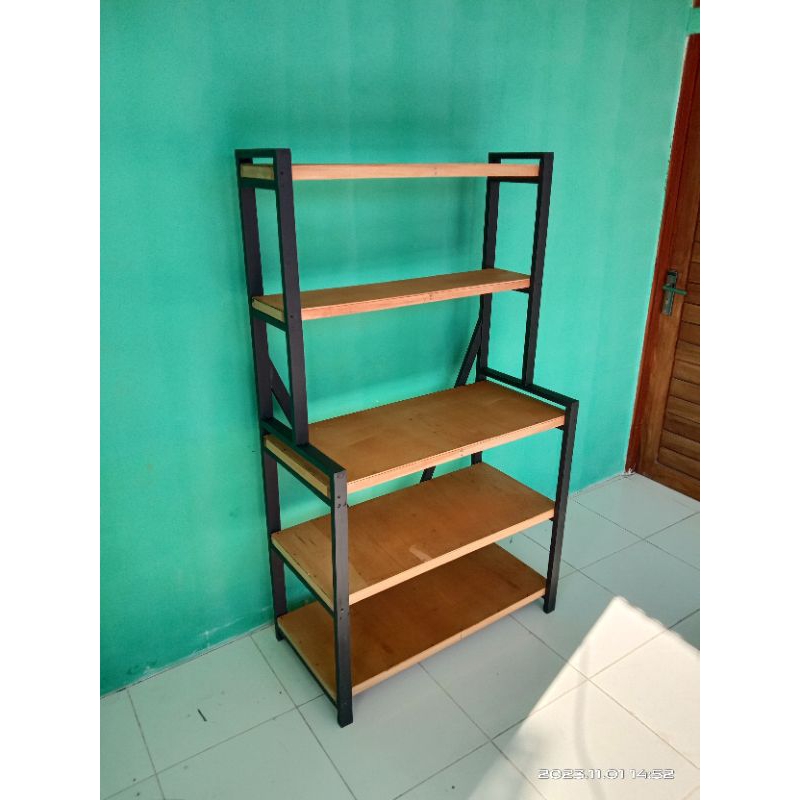 RAK KOMPOR 5 SUSUN~RAK DAPUR~RAK KOMPOR KAYU SERBAGUNA