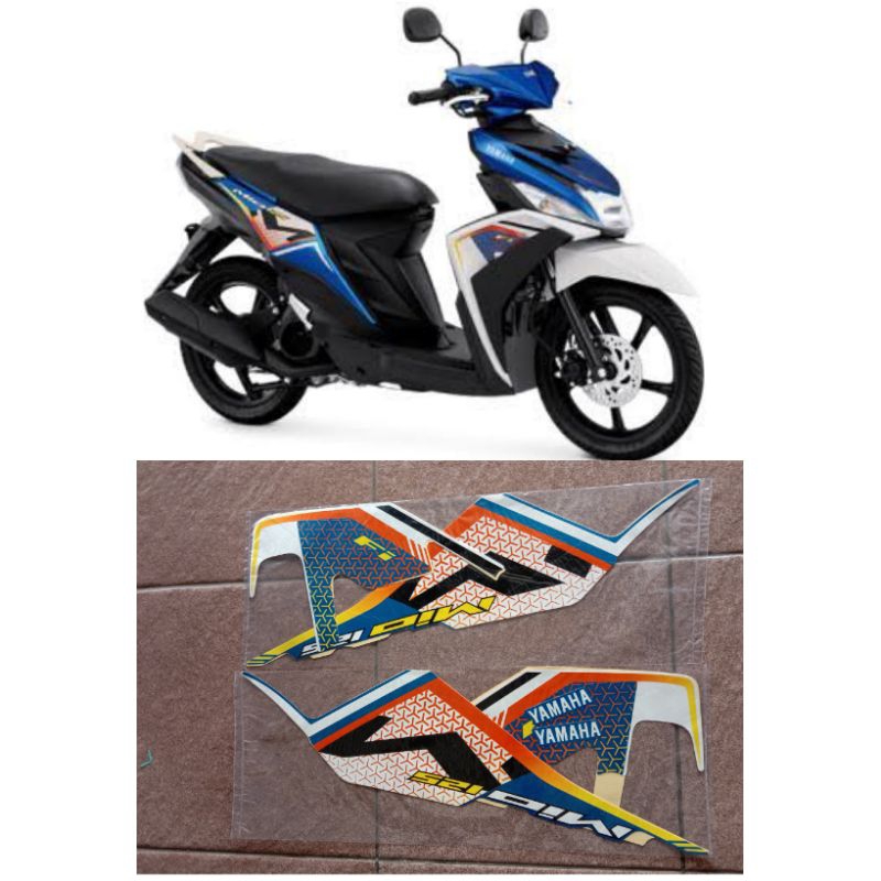 Sticker striping mio m3 2023 biru / Lis body mio m3 biru 2023