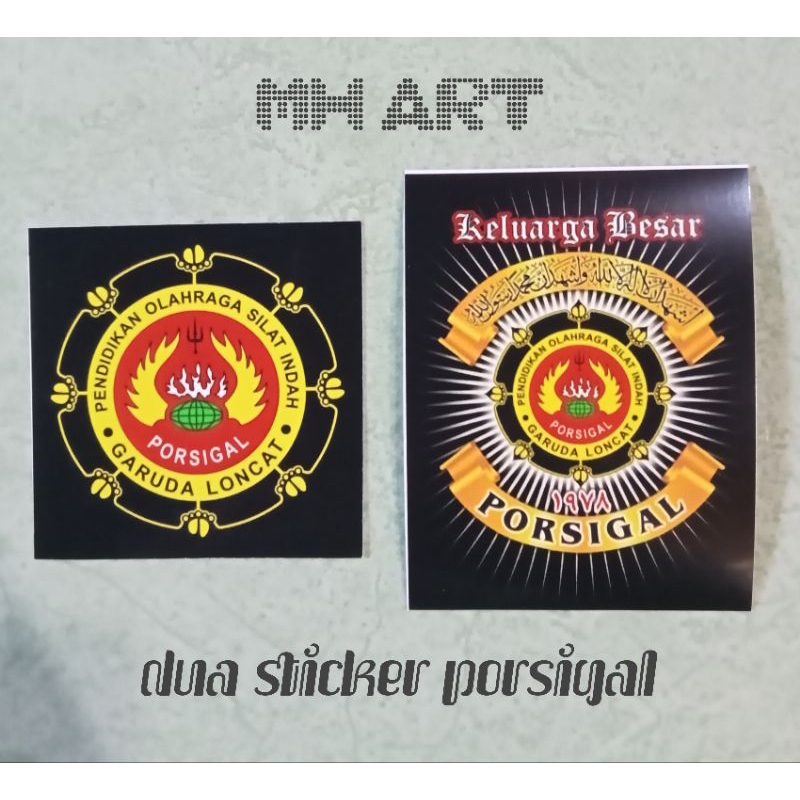 

Stiker PORSIGAL dua biji