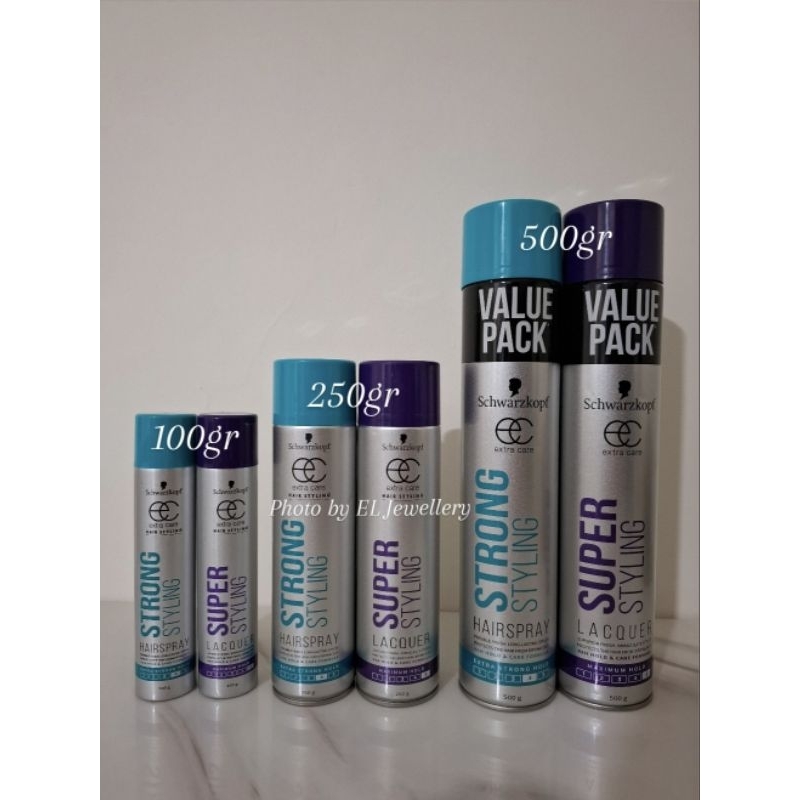 Hairspray Schwarzkopf Extra Care Hair Styling Hair Spray