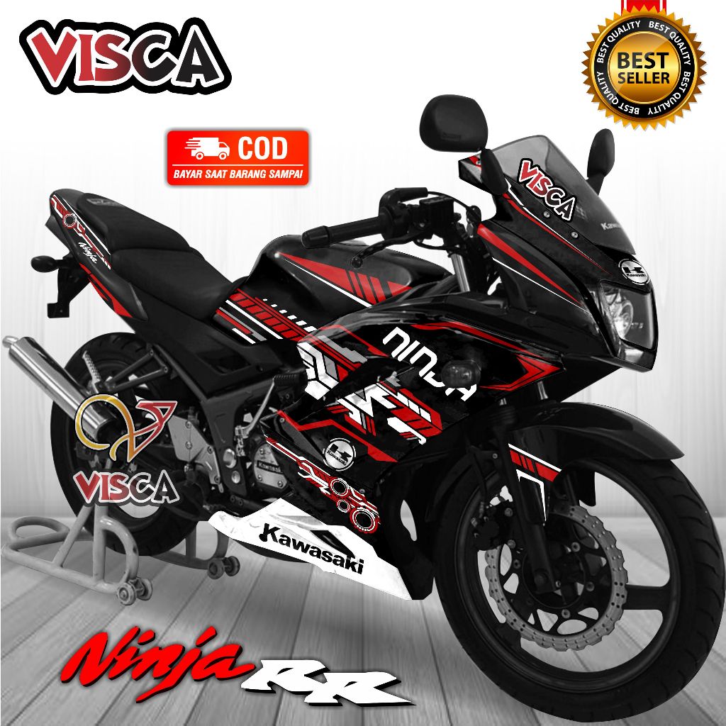 Decal Ninja RR 150 New Full Body / Striping Ninja 150 RR Fullbody / Stiker Dekal Ninja RR New Desain
