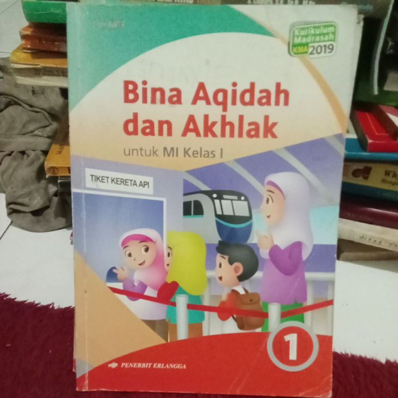 buku bina aqidah dan akhlak SD kelas 1 erlangga