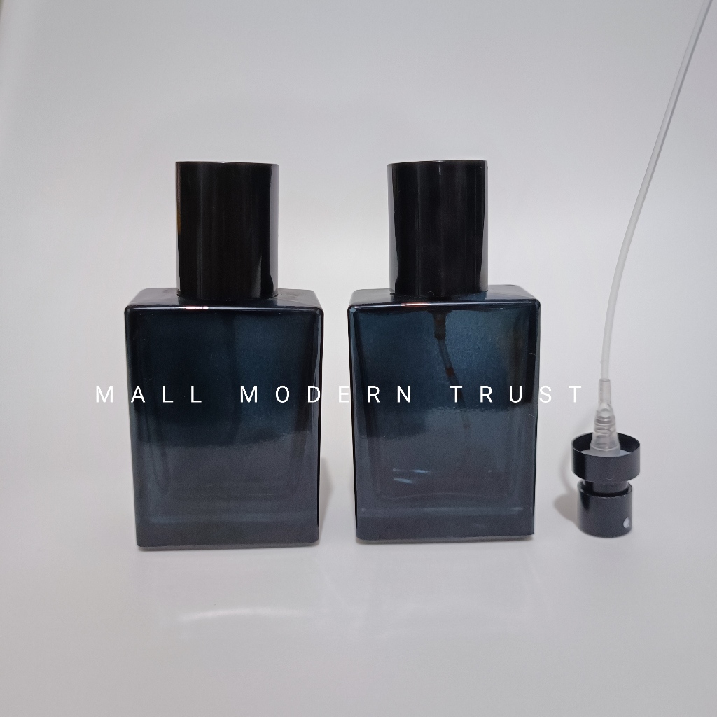 BOTOL PARFUM HERMES* FULL BLACK 30ML PRESS-BOTOL PARFUM HITAM TRANSPARAN