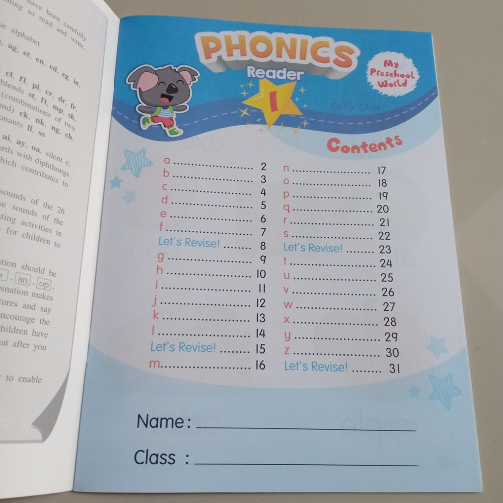 

RB My Pre-School World Phonics 1 - 4 (Buku & Audio) (Pilihan Per Buku)