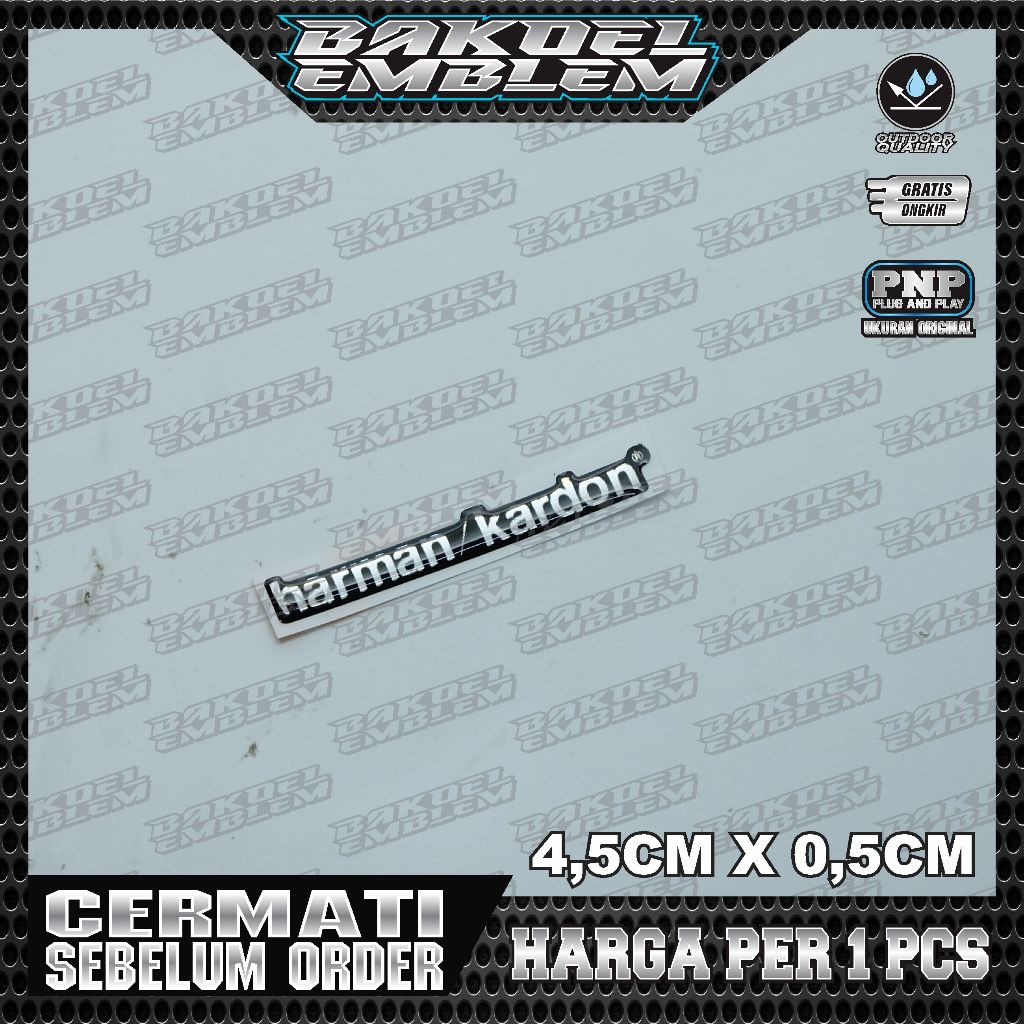 EMBLEM AUDIO HARMAN KARDON, EMBLEM SPEAKER HARMAN KARDON, EMBLEM AUDIO MOBIL HARMAN KARDON