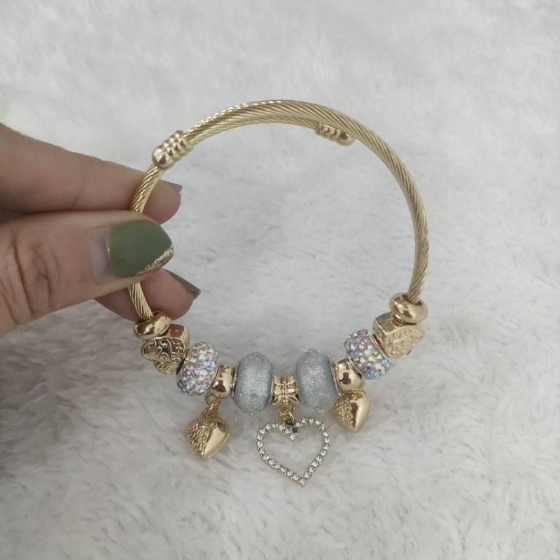 MINISO BALI | Gelang Pandora Charm Bracelet Pandora Gelang Manik-Manik Wanita Gelang Tangan Wanita