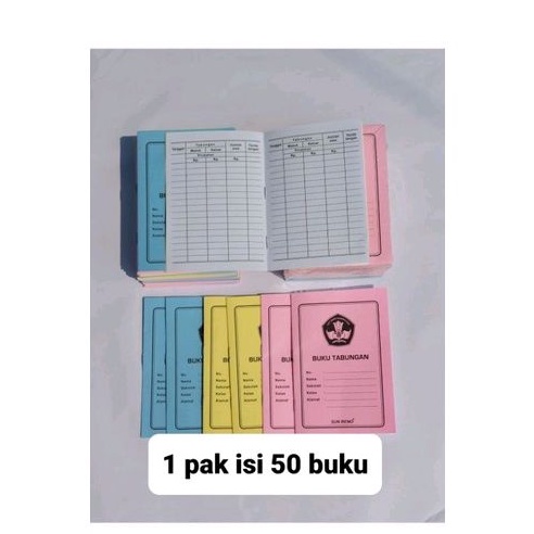 

KODE R69Q Buku Tabungan Anak Sekolahbuku Tabungan Sekolah isi 5pcspak merk SUN RENO made in Indonesia