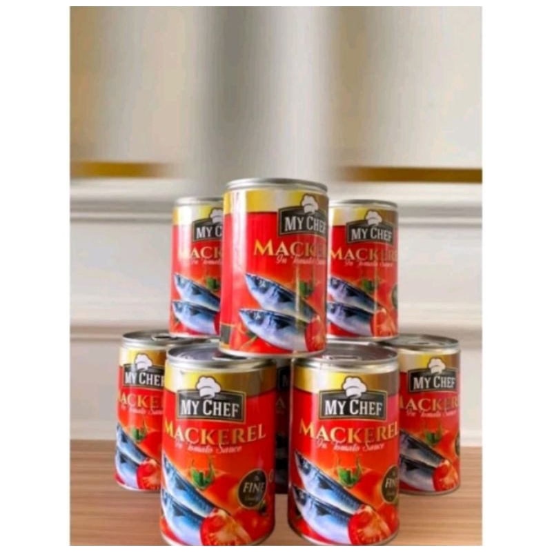 

sarden my chef mackarel 425g isi ikan 3 potong jumbo