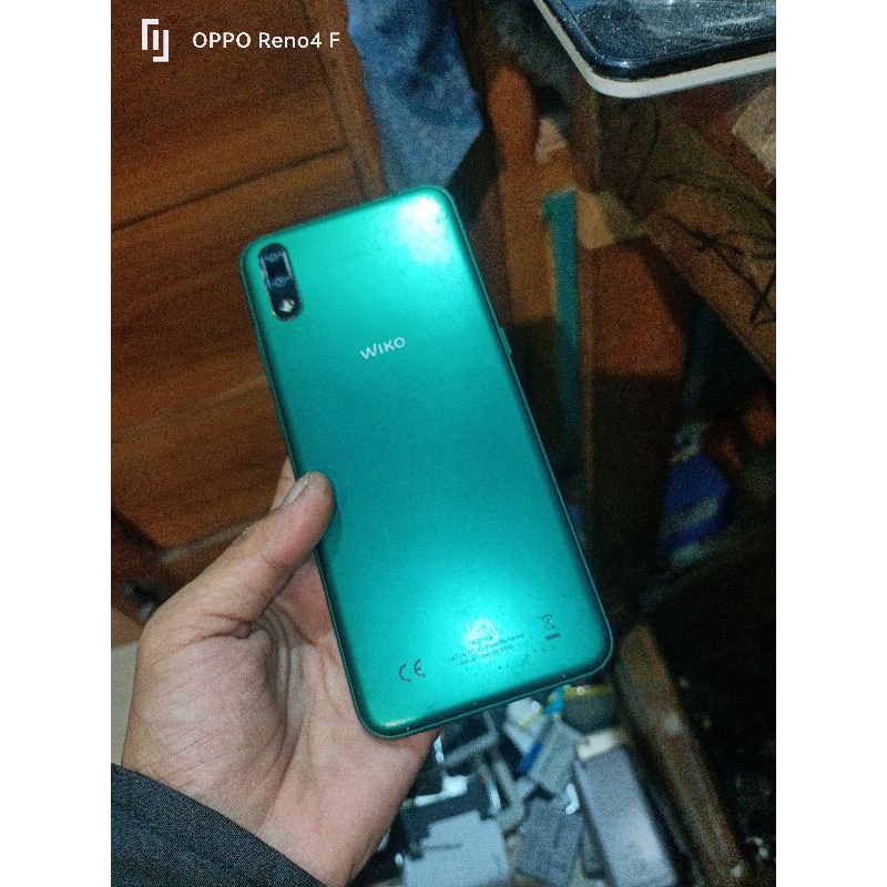 wiko view 4 lite mesin normal lcd tc pecah