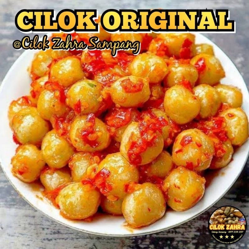 

Cilok Original Variasi Sambal Kacang, Petis & Saos