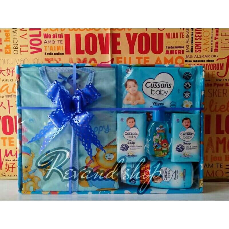 parsel bayi murah lengkap kado lahir parcel baby gift set hampers bayi laki laki perempuan