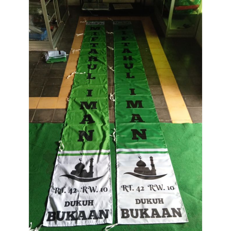 UMBUL-UMBUL SPANDUK SABLON SUBLIM PRINTING CUSTOM