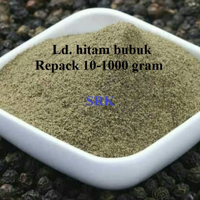 

Lada Hitam Bubuk 250 gr / 100% Lada Hitam Bubuk Murni 250 gram/black pepper powder 250 gram
