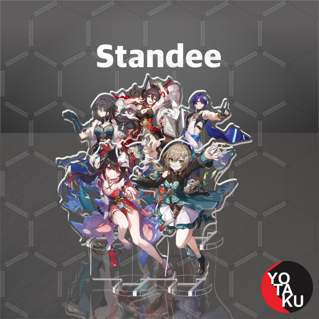 Standee Besar Figure Anime Akrilik Honkai Star Rail Seri 6 Ruan Mei Tingyun YOTAKUSHOP