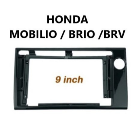 FRAME HEAD UNIT ANDROID 9 INCH / 10 INCH HONDA MOBILIO BRIO BRV GLOSY 2016 -2019 IK4