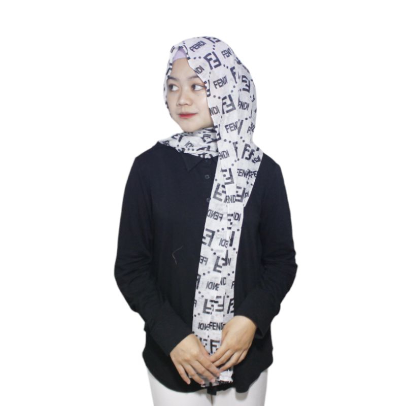 alwira hijab pashmina oval motip