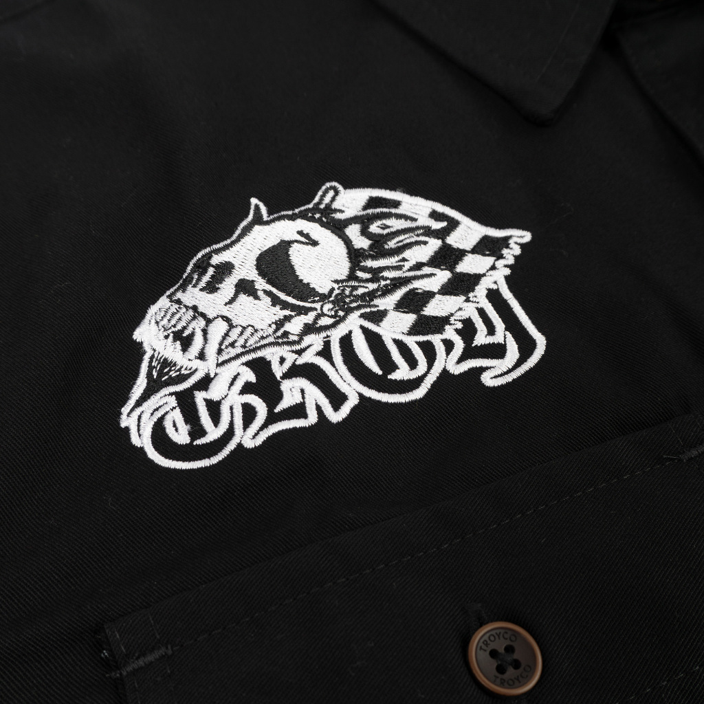 Troy Company Workshirt Workwear Engineers Black Finish - Kemeja Kerja Work Shirt Hitam WSD 2649