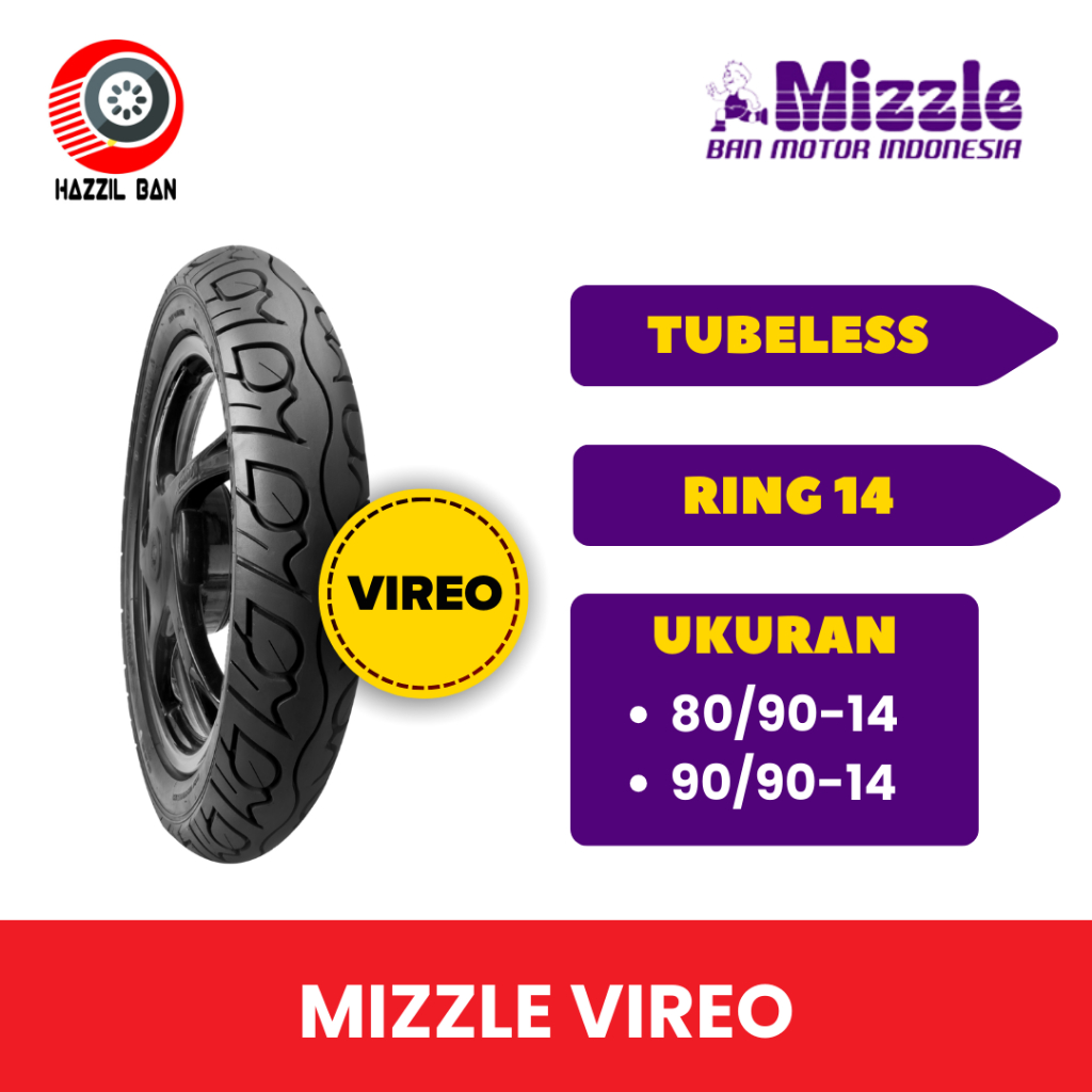 Ban Motor MIZZLE VIREO Ring 14 MATIC (Tubeless)