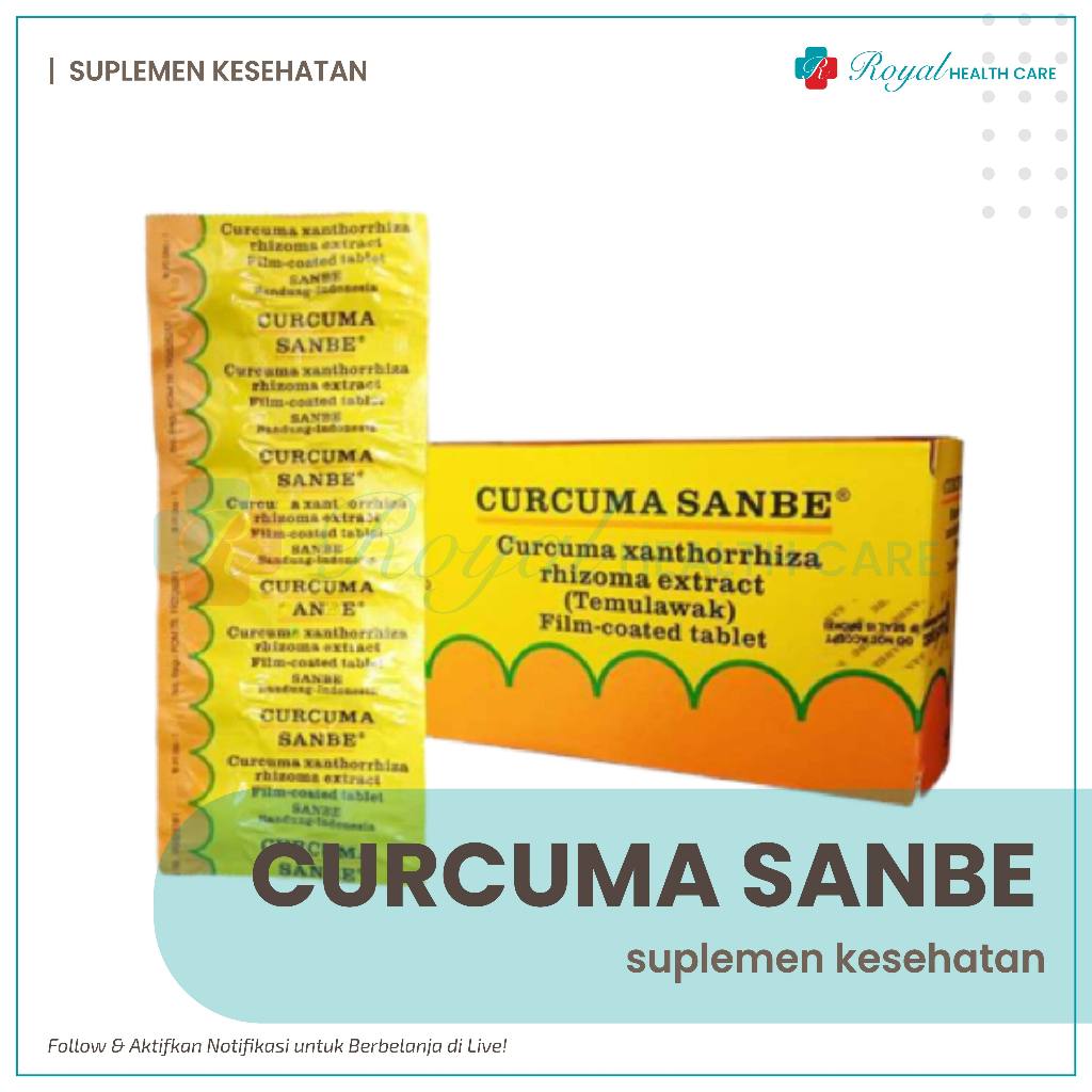 CURCUMA SANBE Box 100 Tablet Untuk Meningkatkan Nafsu Makan