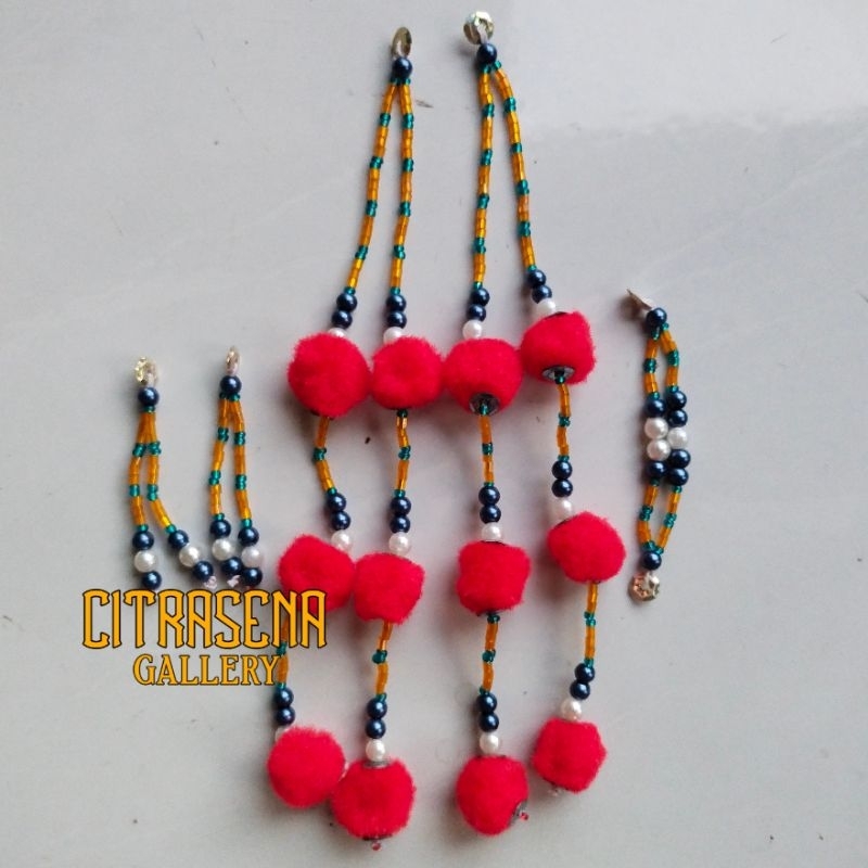 Set anting rahwana S4 wayang golek dasamuka