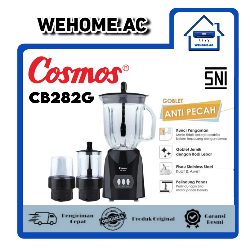 Blender Cosmos CB282G Blender Cosmos Gelas Kaca Blender Cosmos 2 Liter