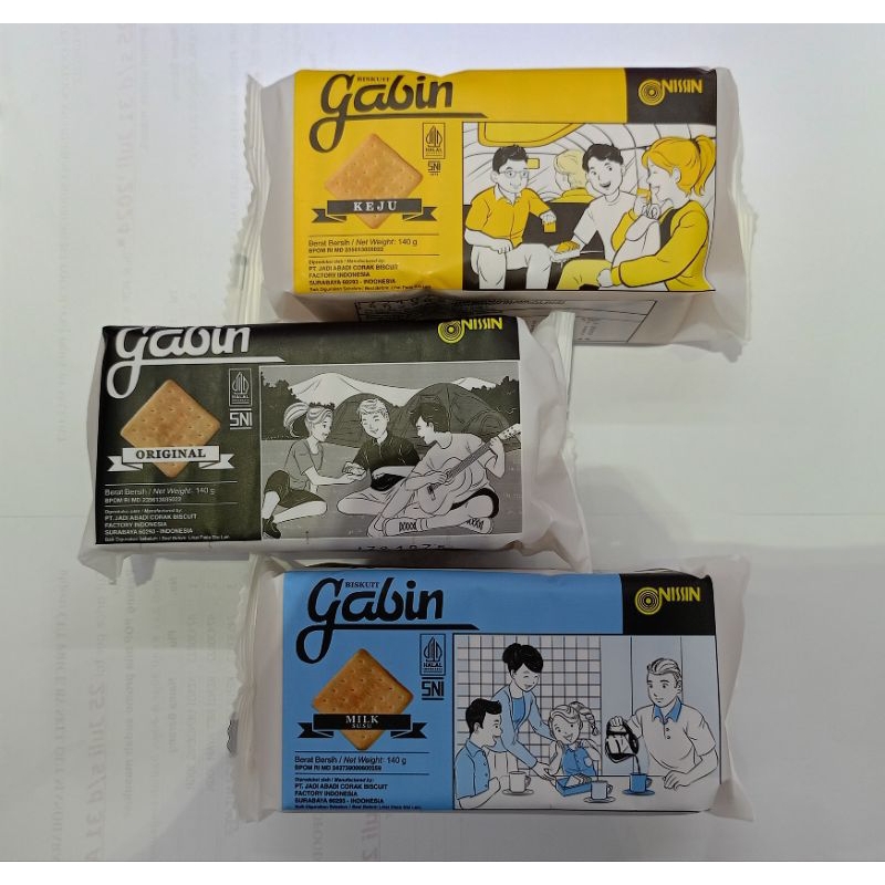 

Nissin Gabin Biscuit 140gr