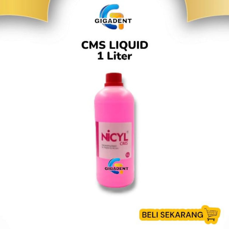 DENTAL LIQUID CMS 1 LITER DENTAL LAB GIGI PALSU MINYAK GOSOK LICIN CMS