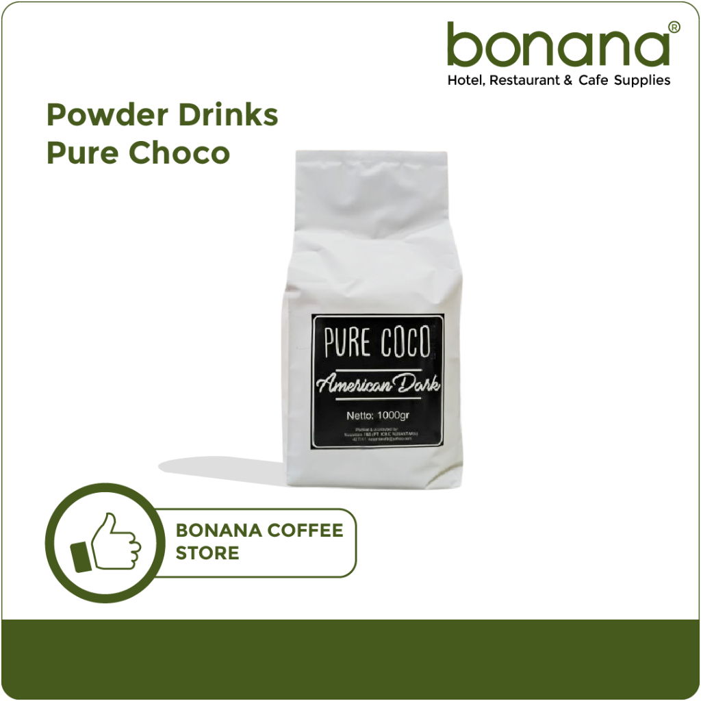 

Powder Drinks / Bubuk Minuman / Serbuk Minuman 100% PURE Dark Chocolate