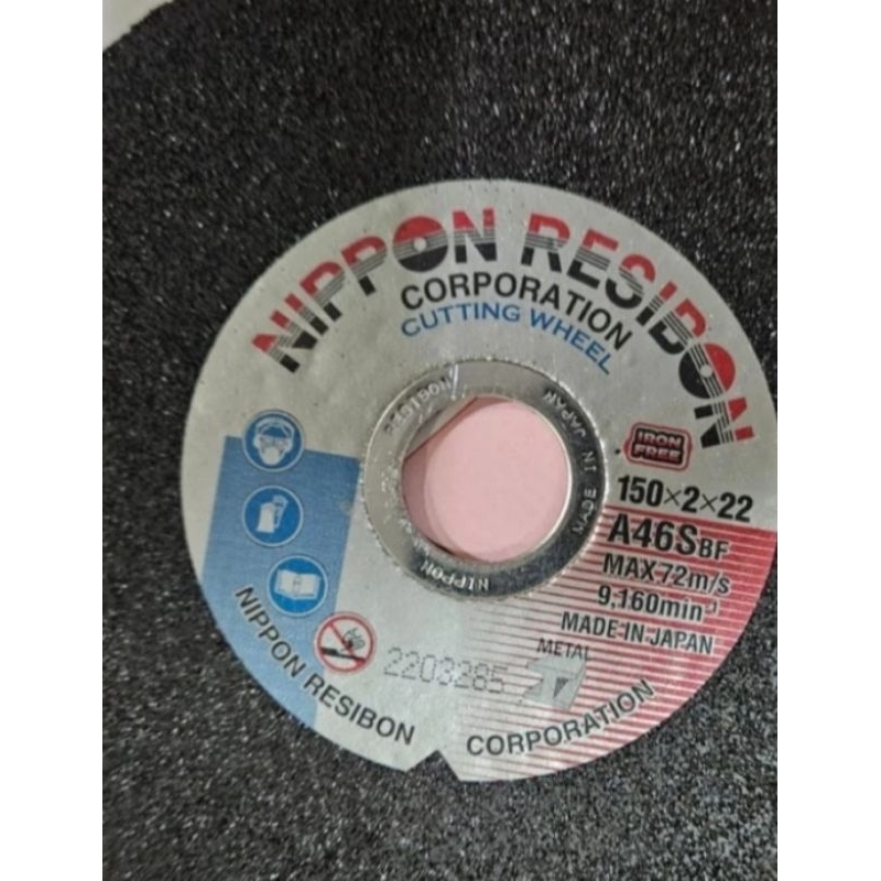 Batu Gerinda Potong Nippon Resibon 6 inch x2MM