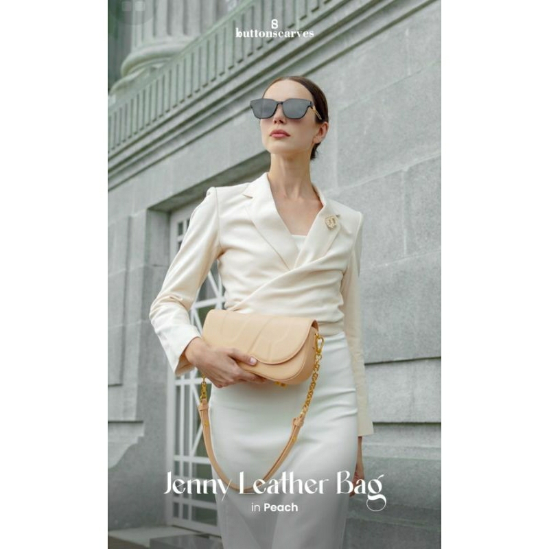 Jenny Leather Bag Buttonscarves