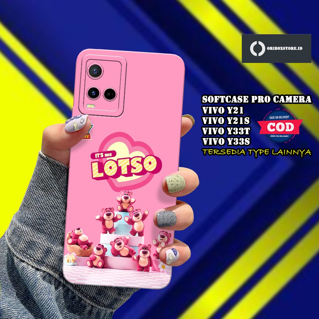 Case Hp VIVO Y21 /  Y21S / Y33S  / Y33T Terbaru - Motif Case Kartun Lotso - kesing VIVO Y21 /  Y21S 