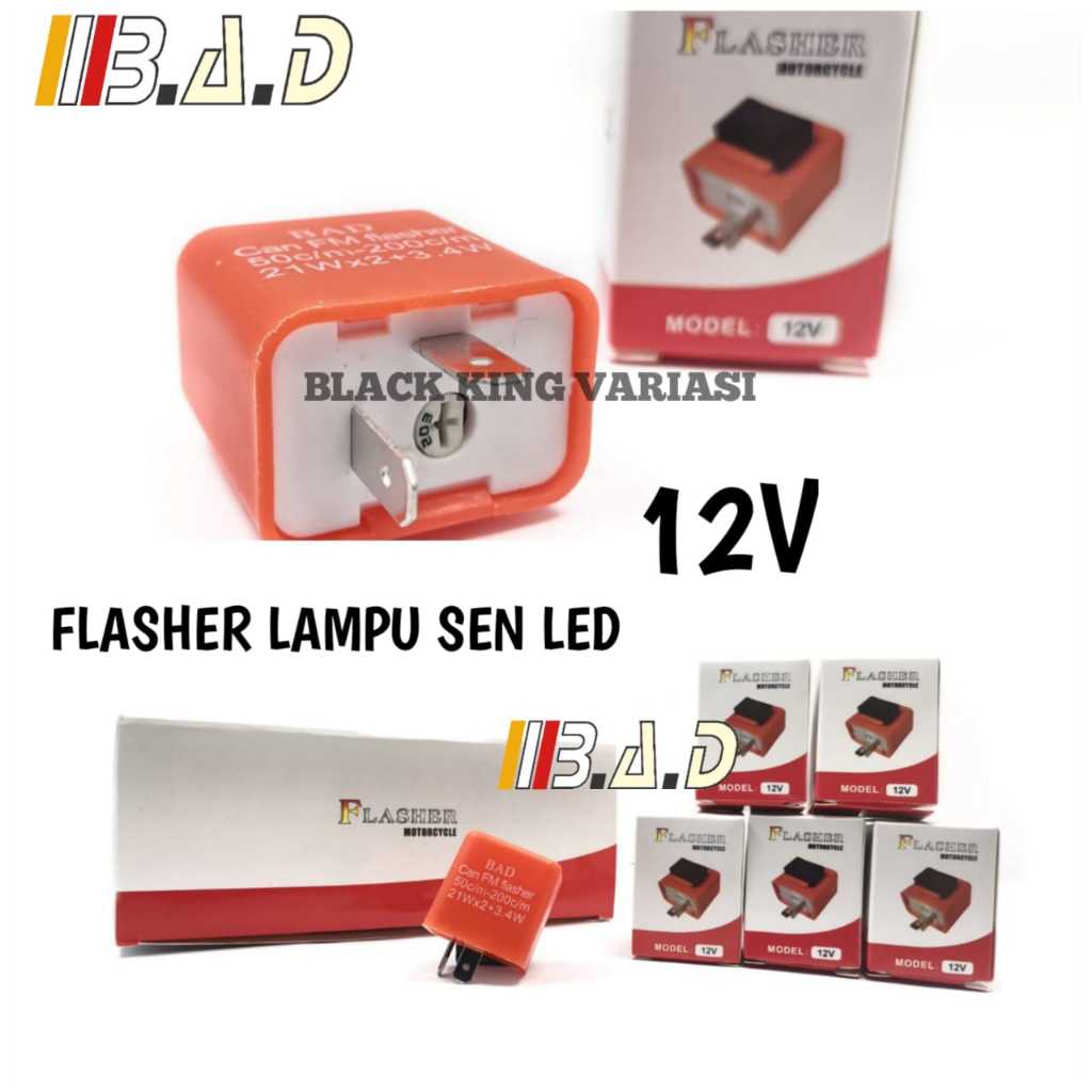 Relay Sen Flasher Lampu Sen Flasher Sen Kedip Flasher Led Sen Flasher Sein relay Sein Motor Atur ked