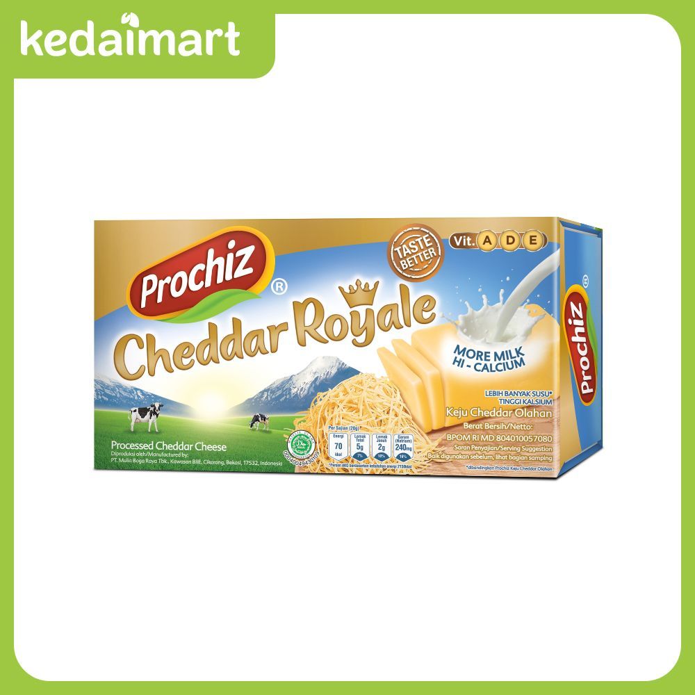 

Keju Cheddar Olahan ProChiz 170 Gram